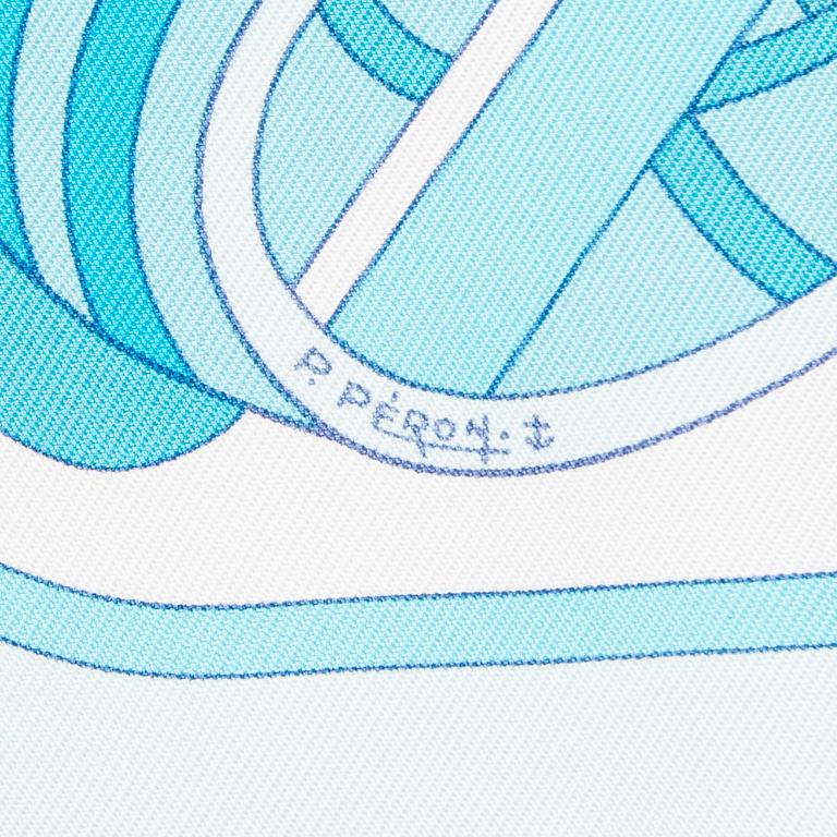 POCHETTE / NÄSDUK, "Thalassa", Hermès.