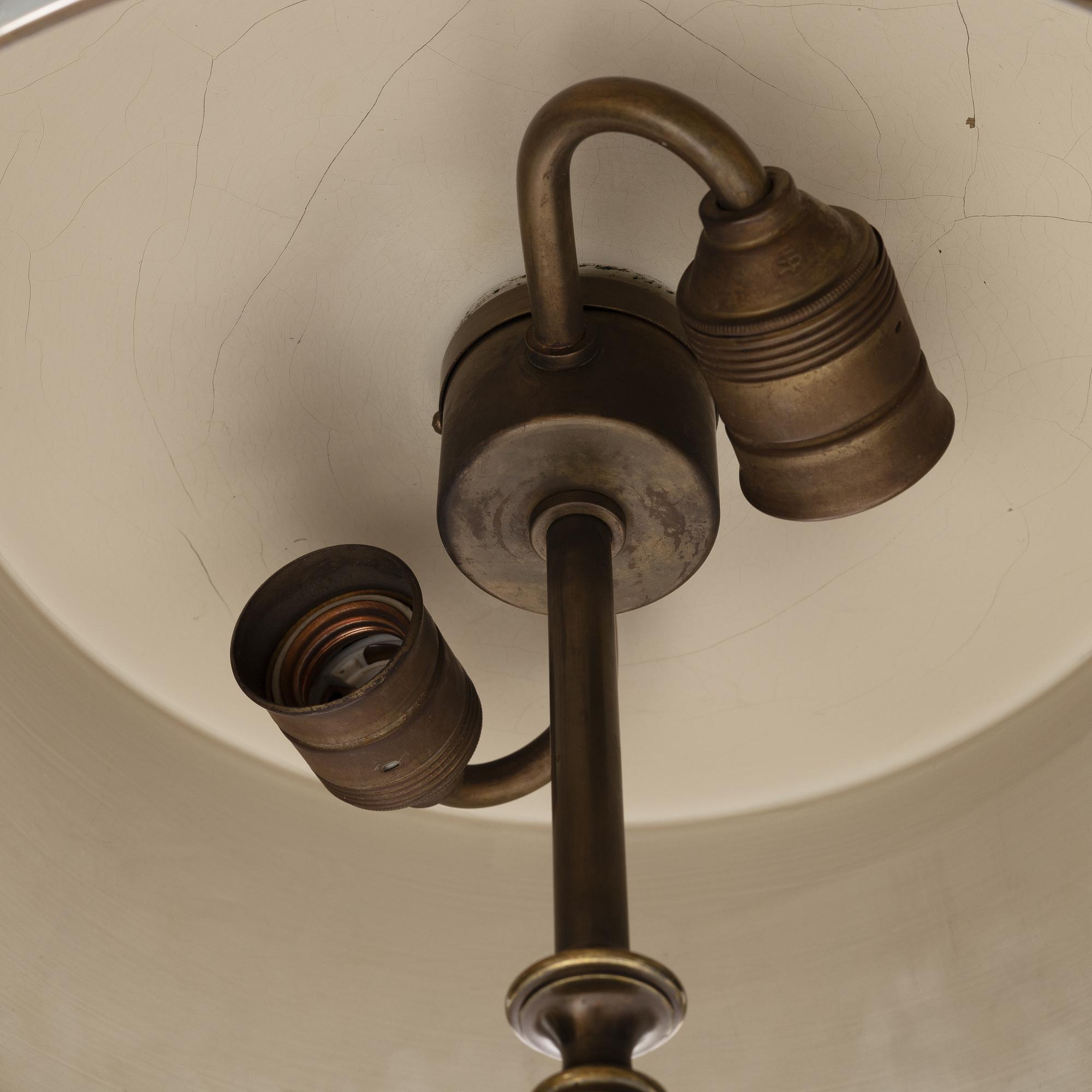 Melchior Wernstedt, a table lamp model "25760", Nordiska Kompaniet, 1920s.