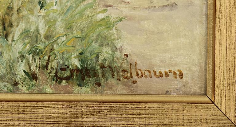 ERNEST WALBOURN, olja på duk, sign.