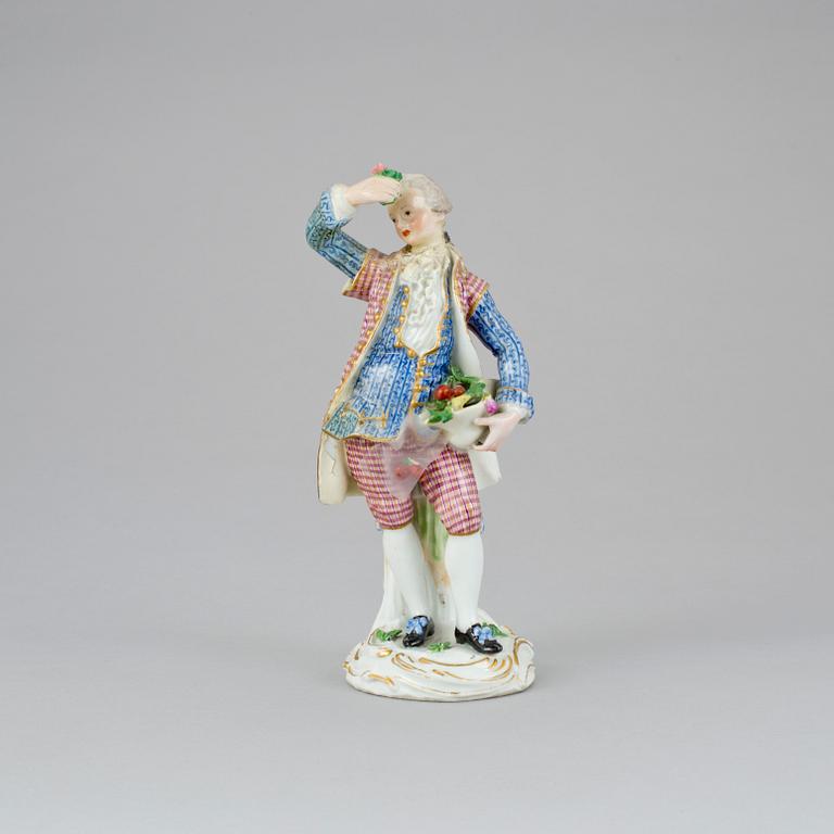 FIGURIN, porslin, 1700-tal.