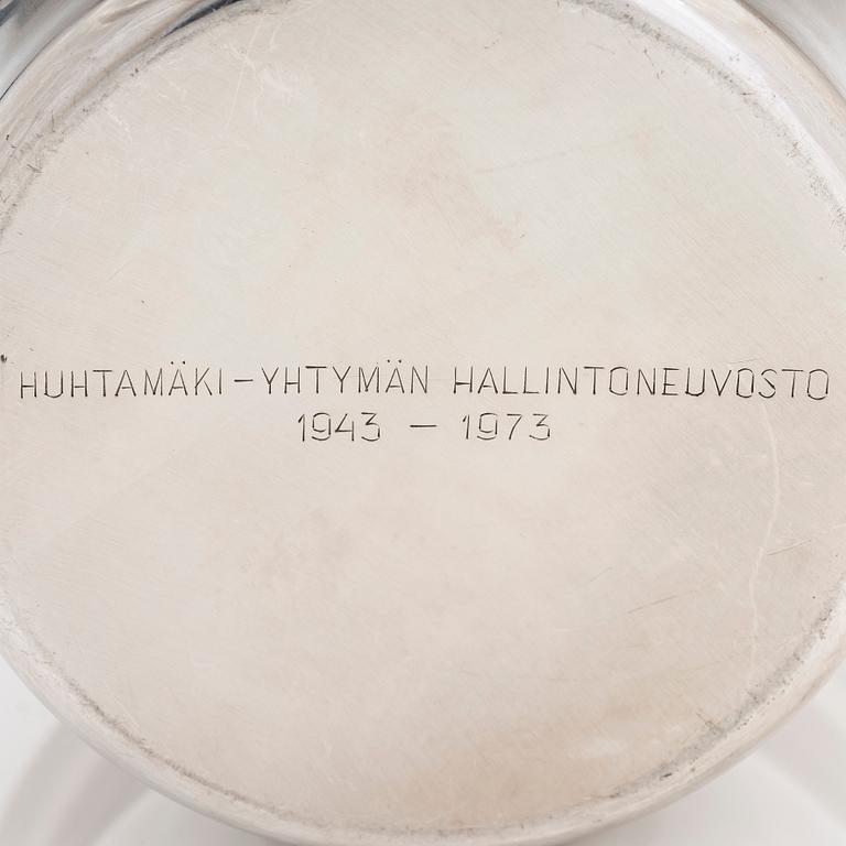 A silver champagne cooler bucket, Kultakeskus, Hämeenlinna 1973.