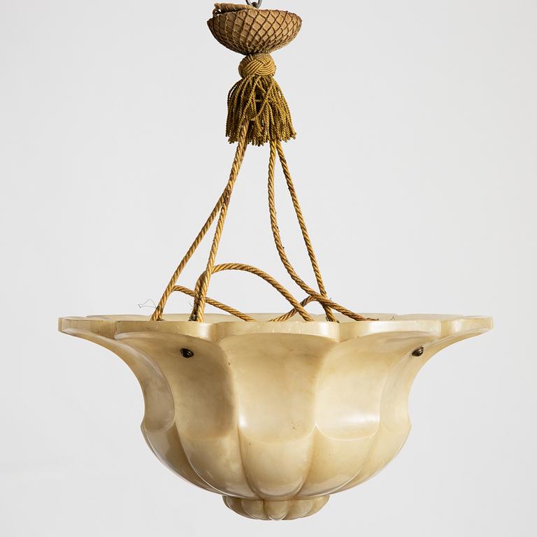 Takampel, alabaster, 1920-tal.