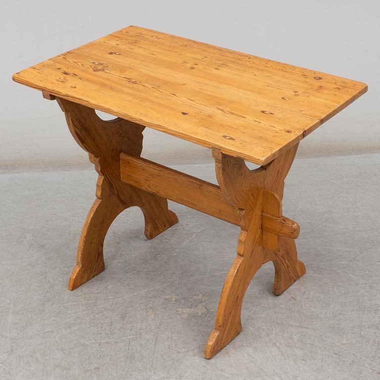 a pine table from the early 1800's.