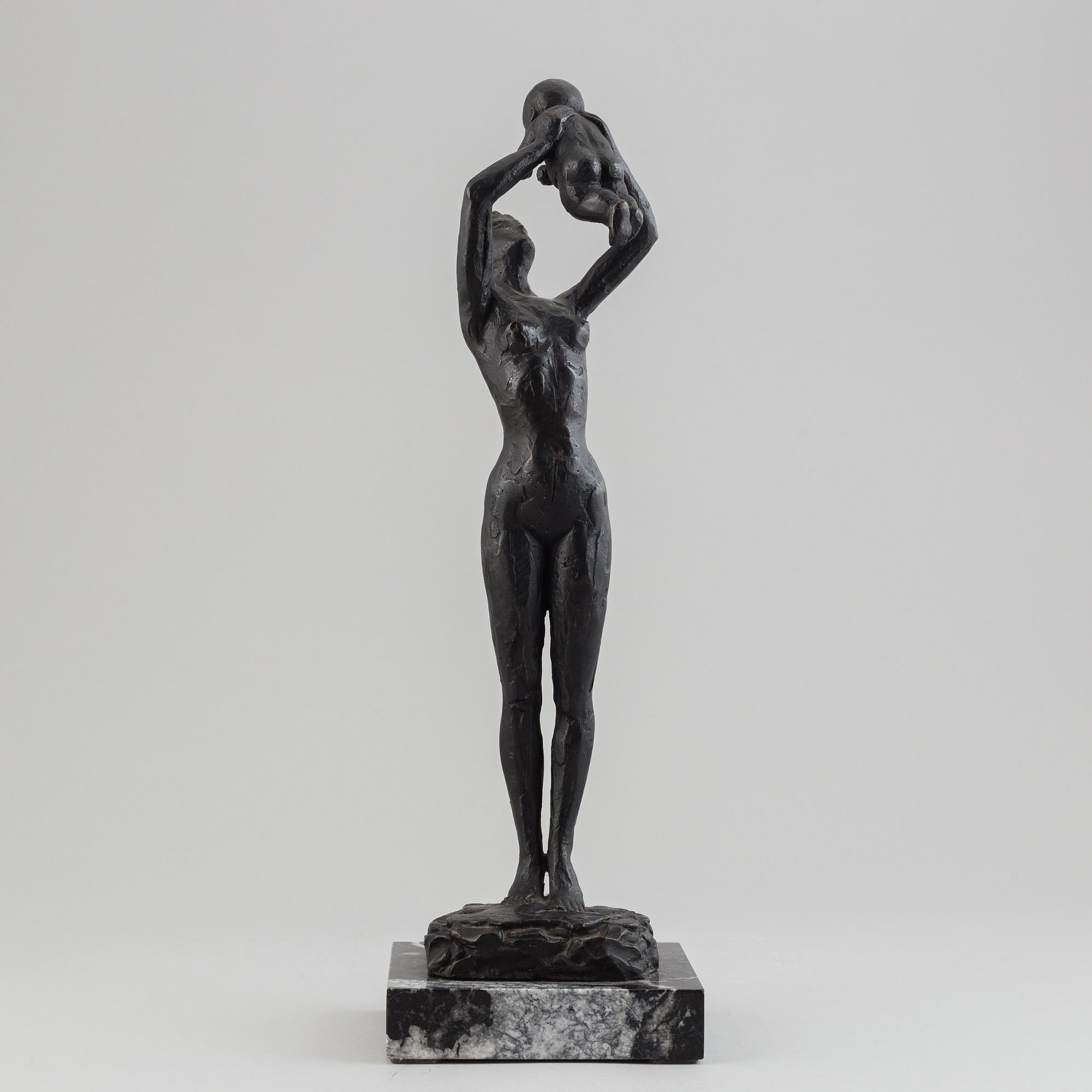 Ricard Sala, skulptur, brons, Spanien, 1989, signerad och numrerad 8/25.