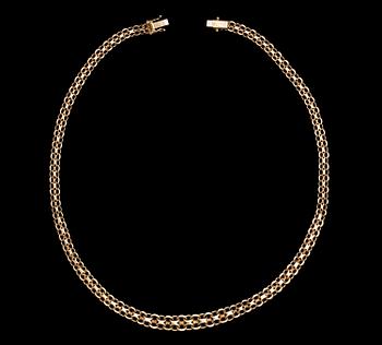 HALSKED, 18k guld. Stockholm, 1972. Vikt ca 15 gr.