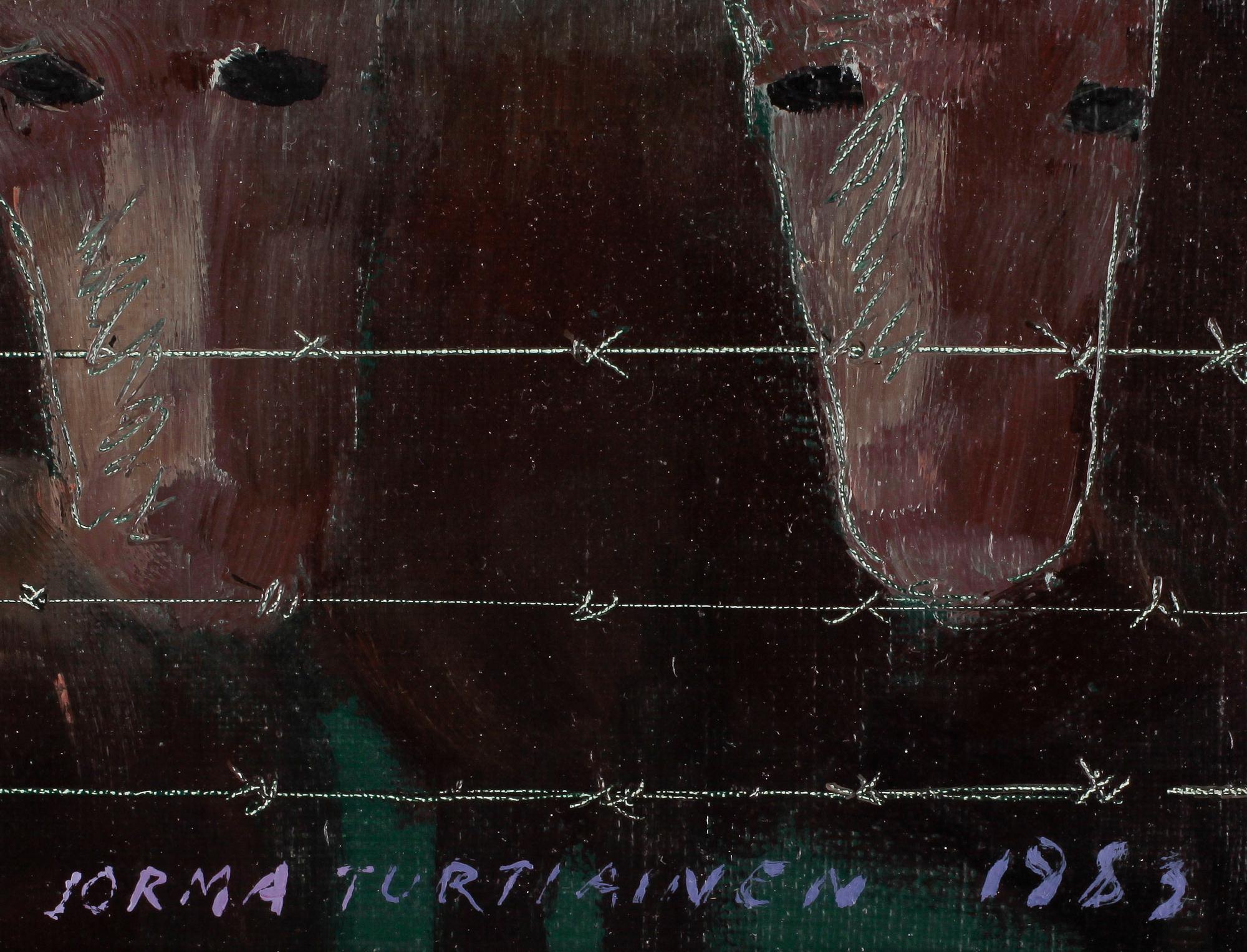 JORMA TURTIAINEN, olja på duk, signerad och daterad 1919-80.