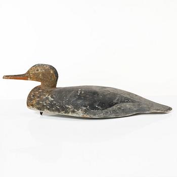 A pair of wood duck decoys, 20th century.