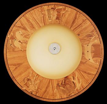 TAKPLAFOND, Birger Ekman, sannolikt, Mjölby Intarsia 1930-40-tal.