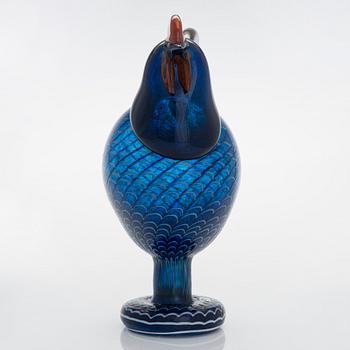 Oiva Toikka, a glass bird signed O. Toikka Nuutajärvi.