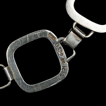 COLLIER, silver, Högberg & Co, Göteborg, 1963. Ca 100 gr.