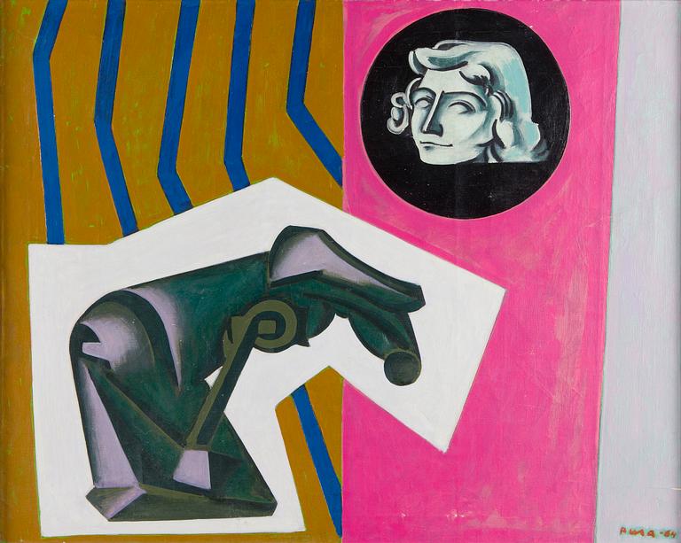 Unto Pusa, Composition (Hommage à Du-Champ-Villon).