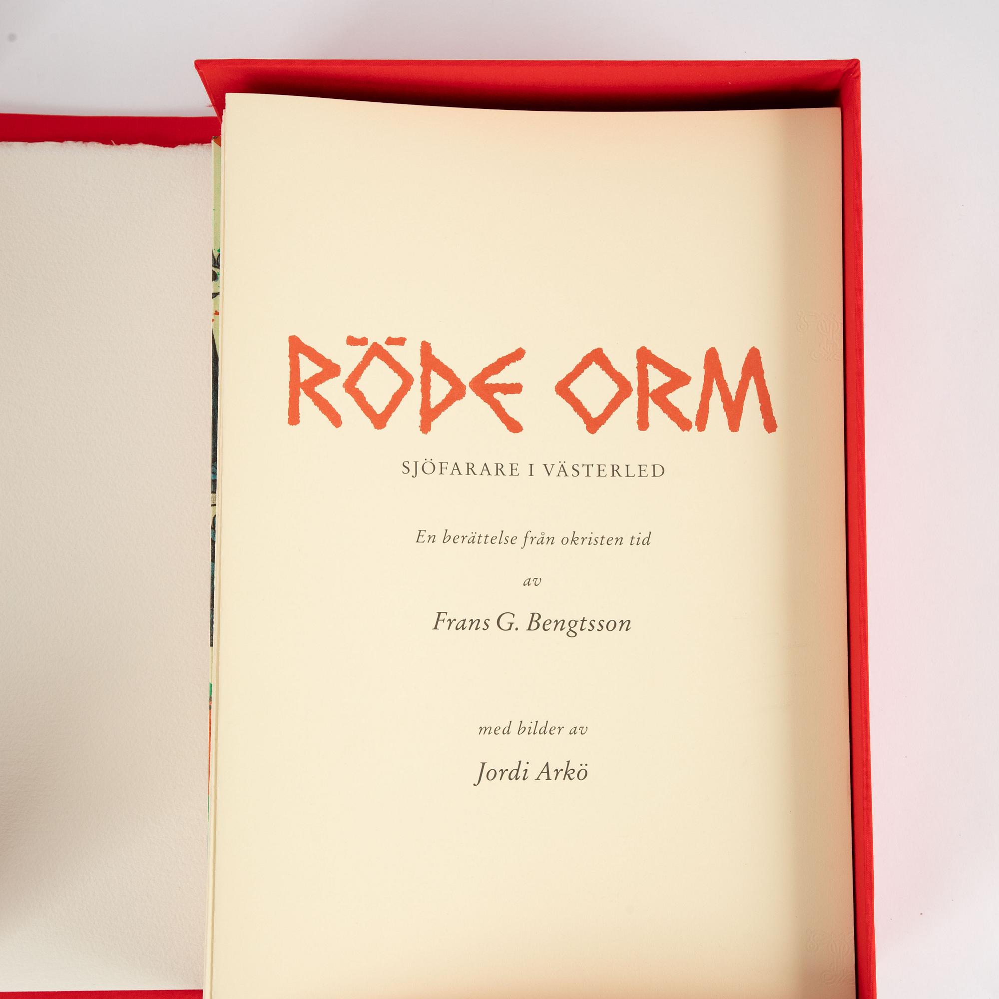 Jordi Arkö, two portfolios with 105 lithographs in colours each.