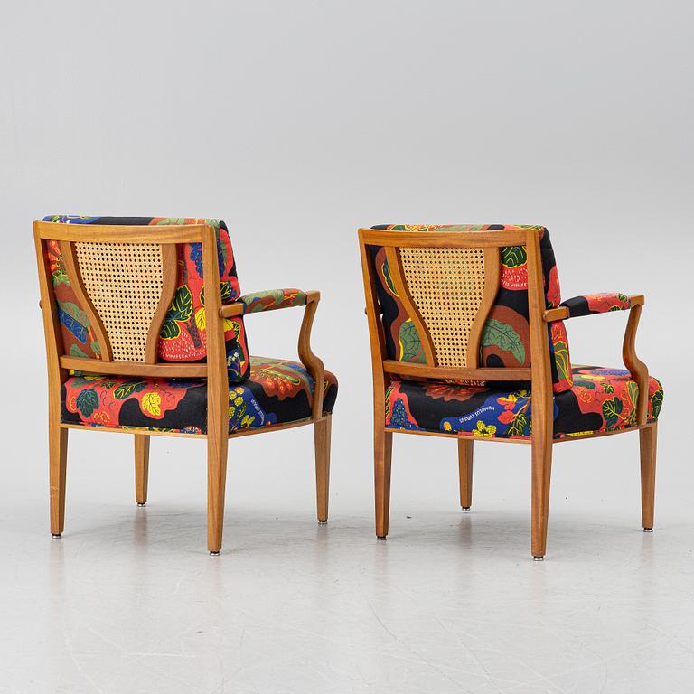 Josef Frank, fåtöljer, ett par, modell 969, Firma Svenskt Tenn, efter 1985.