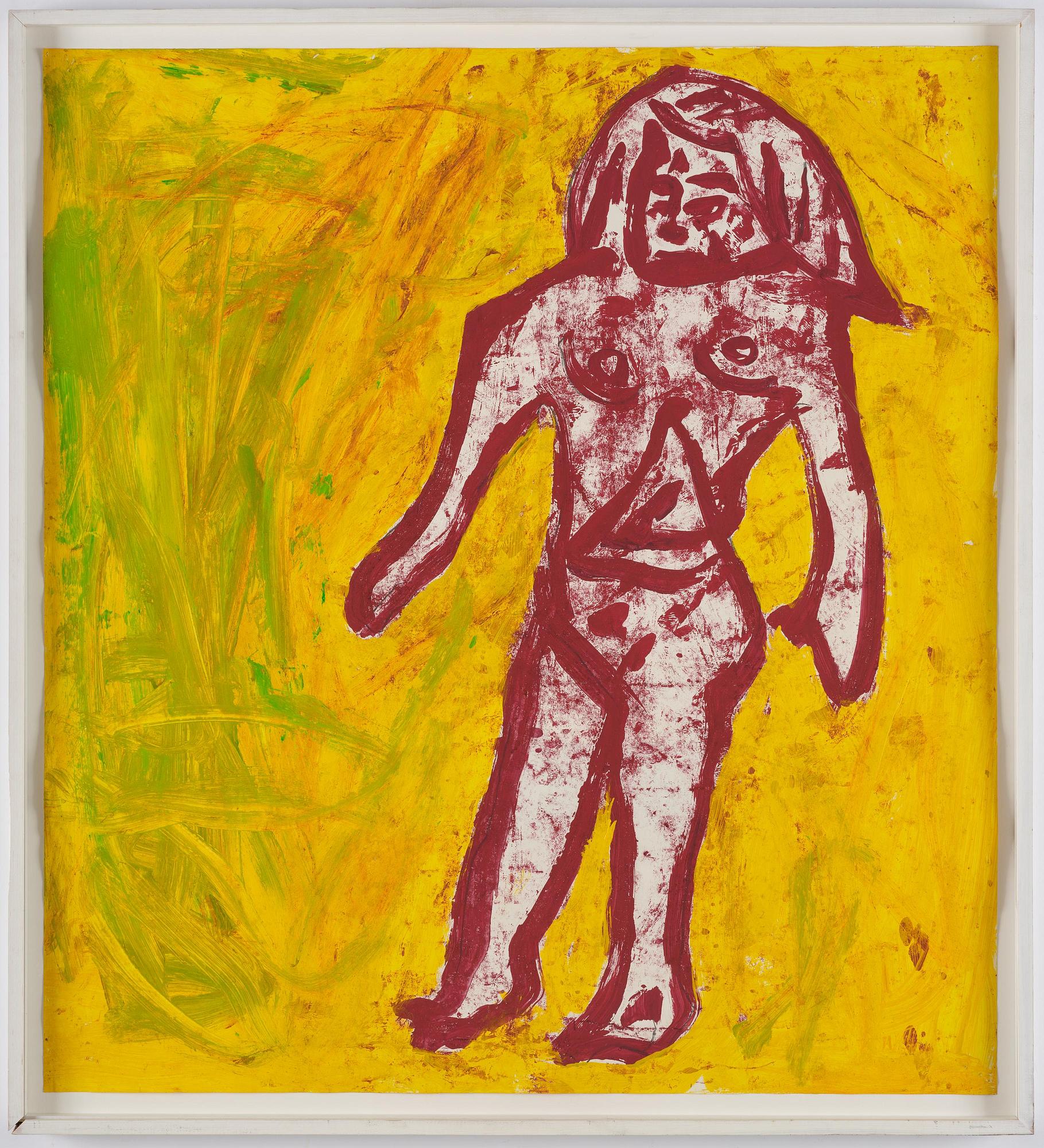Donald Baechler, "Bather".