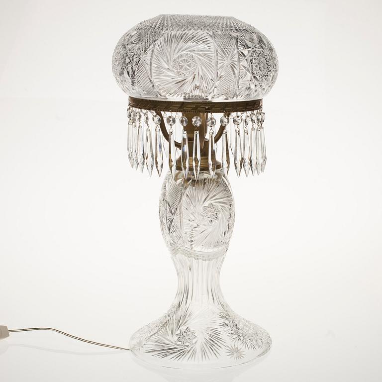 BORDSLAMPA, 1900-talets senare hälft.