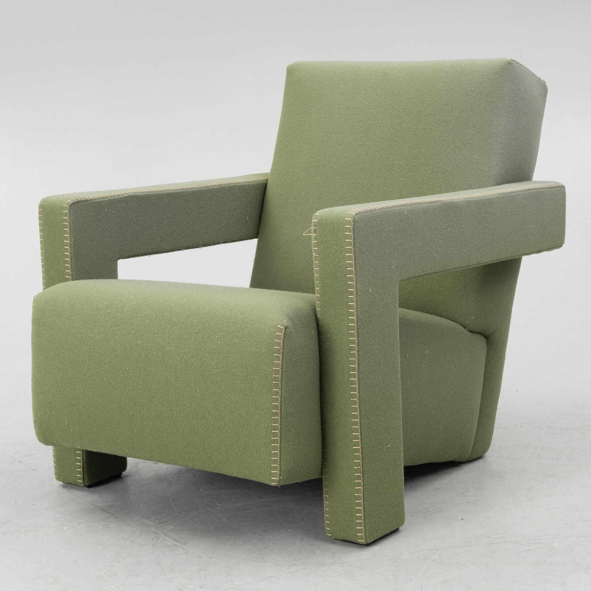 Gerrit Rietveld, fåtölj, "637 Utrecht Limited Edition", Cassina, Italien.