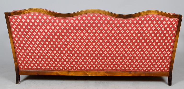 SALONGSMÖBEL, 4 del, Chippendalestil, 1930-tal.