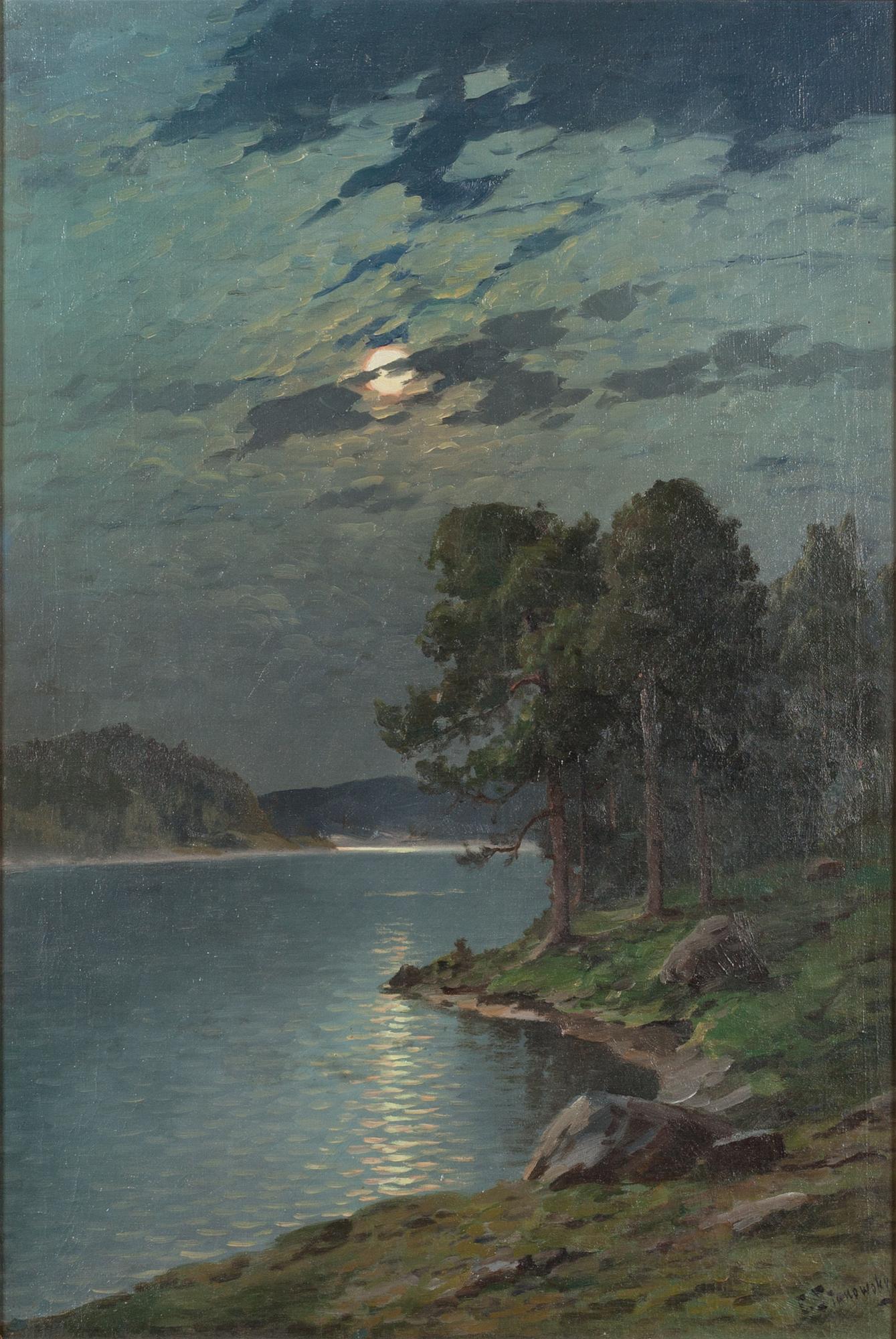 Eugen Stanowsky, oil on canvas, signed.