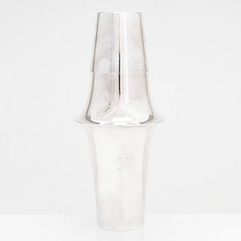 Cocktailshaker, silver, Kultakeskus, Tavastehus 1962.