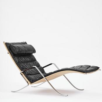 Preben Fabricius & Jørgen Kastholm, fåtölj, "Grasshopper", modell "FK-87", Alfred Kill, Danmark, 1960-70-tal.