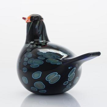 Oiva Toikka, glass bird/ annual bird 2003, signed O. Toikka Nuutajärvi 2003.