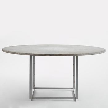 Poul Kjaerholm, a "PK54" dining table, E. Kold Christensen, Denmark, 1960s.