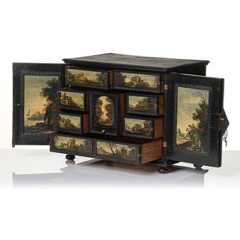 Kabinettskåp, Holland, sent 1600-tal, Barock.