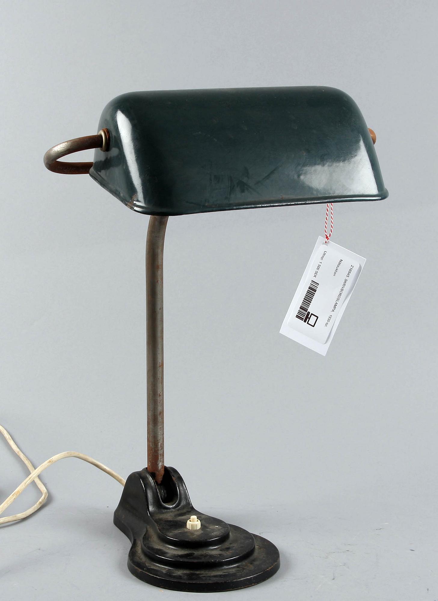 SKRIVBORDSLAMPA, 1930-tal.