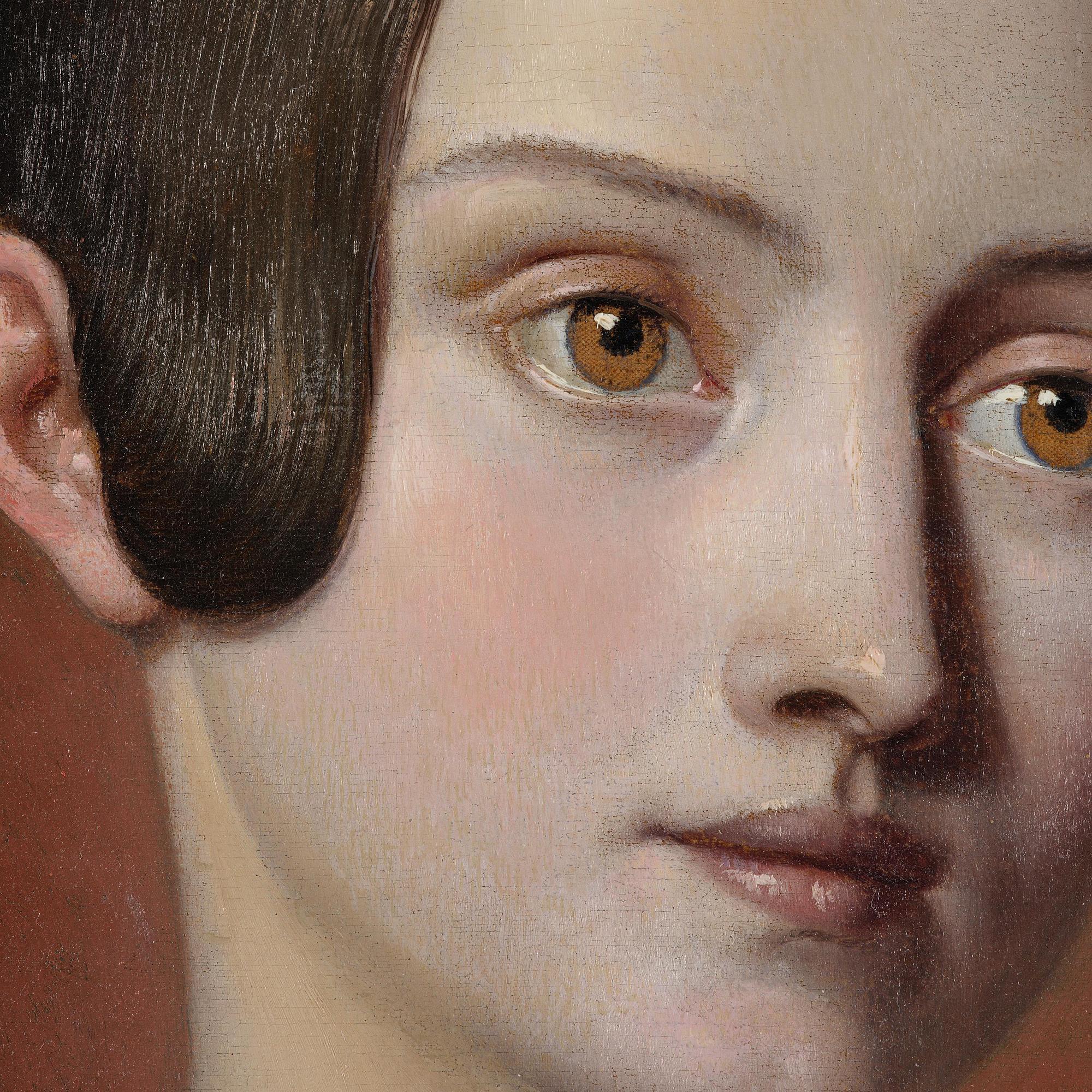 Carl Peter Mazér, Portrait probably depicting "Katarina Zakharovna" (1795-1849).