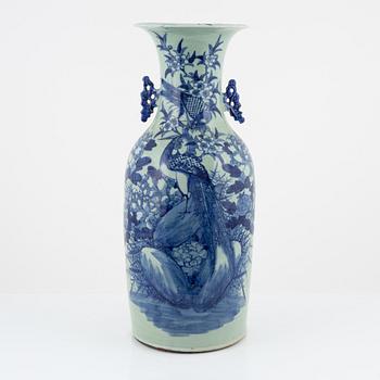 Golvas, porslin, Kina, sent 1800-tal.