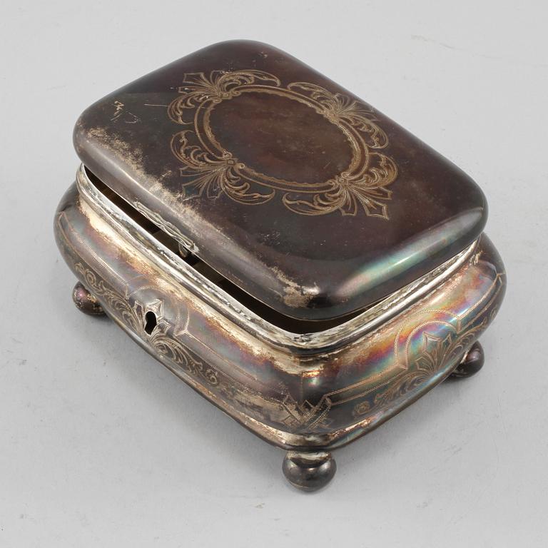 SKRIN, låghaltigt silver, 1900-tal.