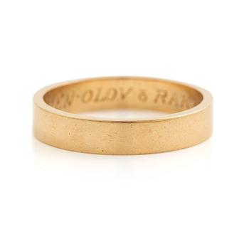 587. Wiwen Nilsson, a ring, 18K gold, Lund 1956.