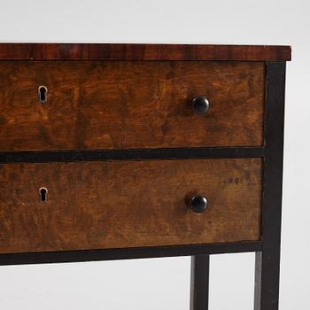 A 1930s chest of drawers.