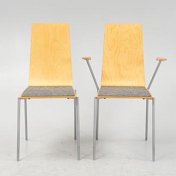 A set of 6 chairs, Mattias Ljunggren, "Cobra", Källemo.