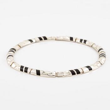 Lapponia, necklace silver and wood.