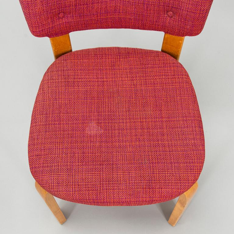 Alvar Aalto, A set of five mid-20th century '69' chairs for O.Y. Huonekalu- ja Rakennustyötehdas A.B.
