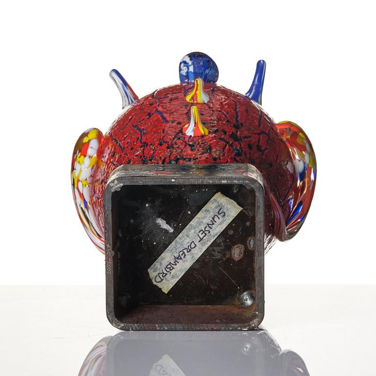 Ardy Strüwer, glasskulptur "Sunset Dreambird", ca 2009.