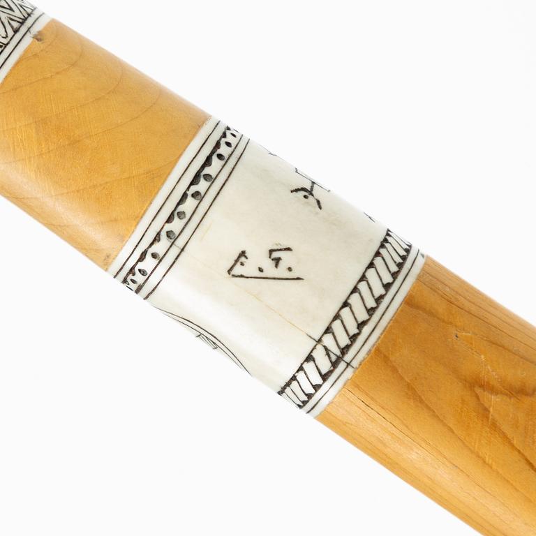 Calle Gran, bear spear, signed.