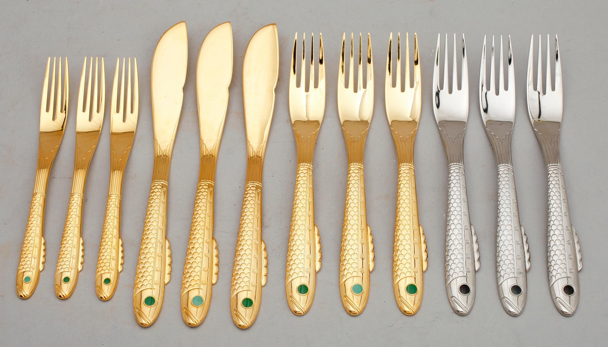 FISKBESTICK, 12 st, "Nobel", Gunnar Cyrén, Gense.