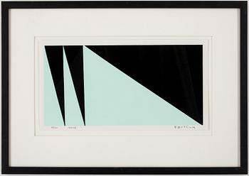 Olle Baertling · OLLE BAERTLING, färgserigrafi, signerad och daterad 1955 - 68, numrerad 85/300.