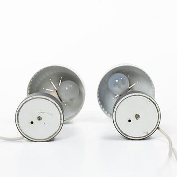 A påair of table lamps, probably France, 1950s.