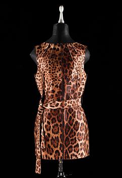 1447. A leopard patterned top by Dolce & Gabbana.