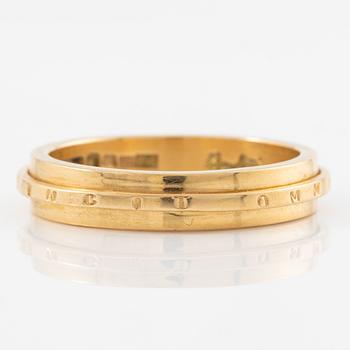 Efva Attling, ring 18K gold, "Love Conquers All",.