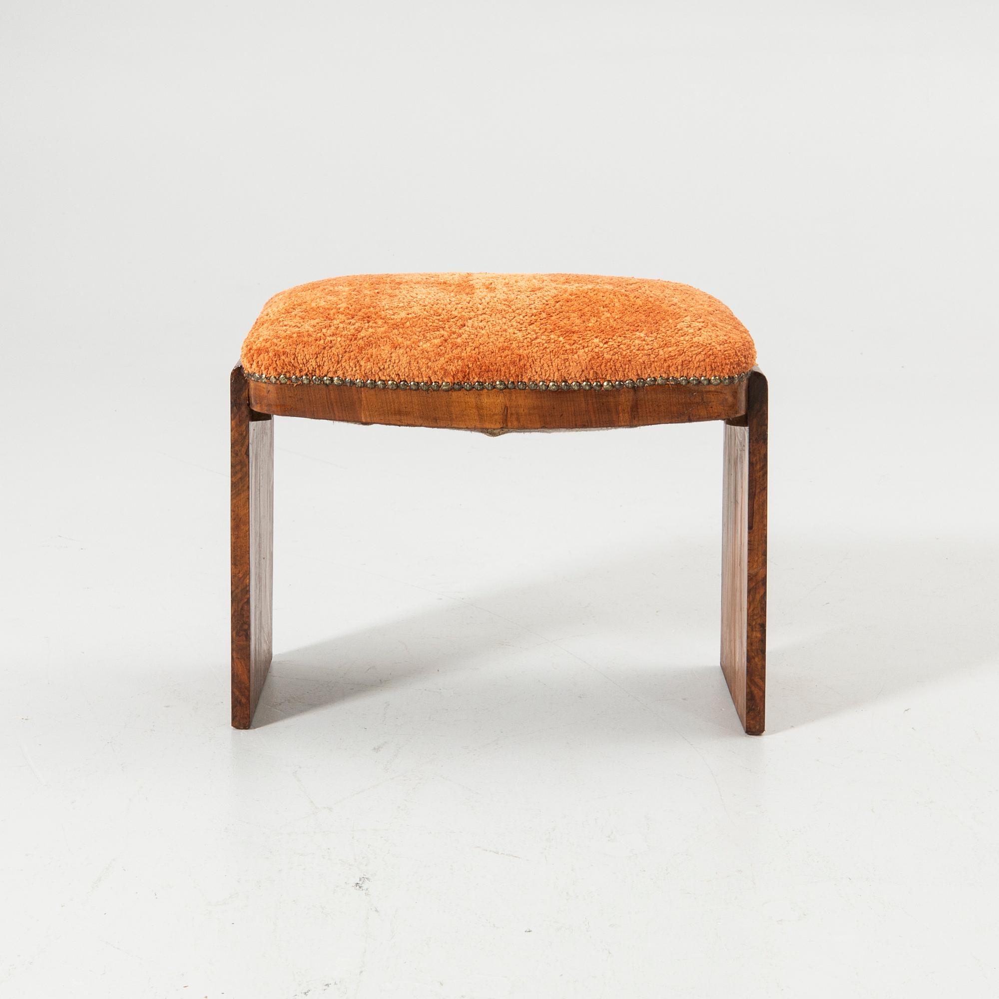 Footstool, Art Deco, first half of the 20th century.