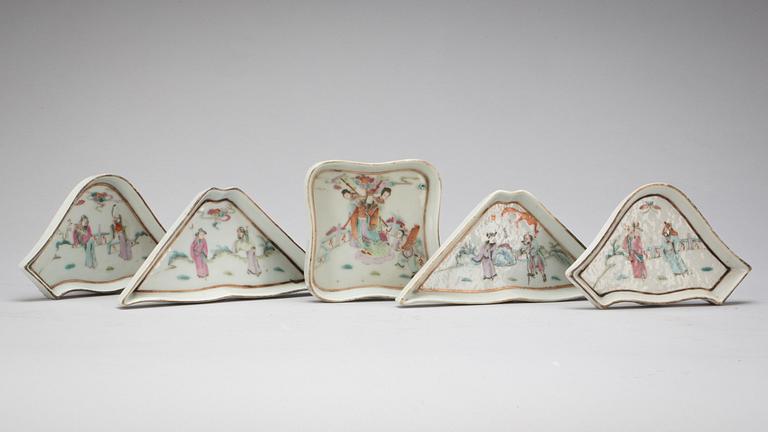 CABARET-DELAR, 5 delar. Japan. Sekelskiftet 1900.