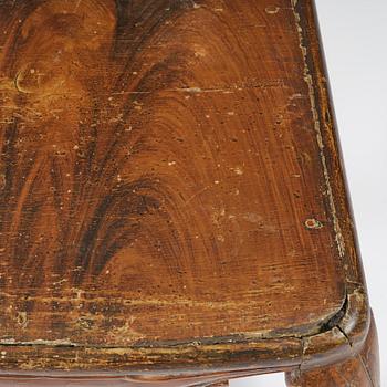 Stolar, ett par, Stockholmsarbeten, 1700-talets mitt, Senbarock.