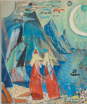 Tove Jansson, Study for "Källskärstavlan".