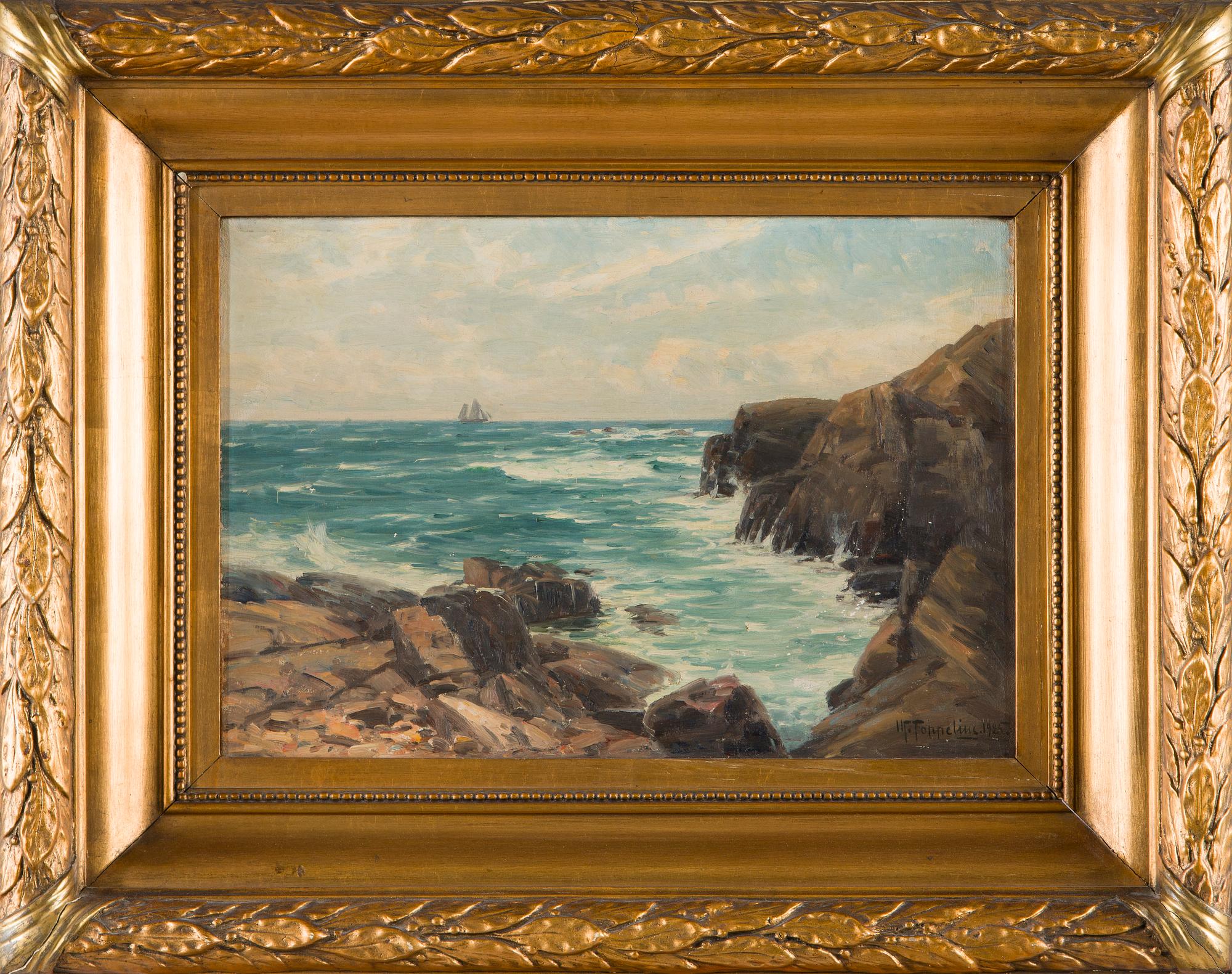 Woldemar Toppelius, Ship on the Horizon.
