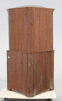 HÖRNSKÅP, sengustaviansk, provins. 1700/1800-tal.