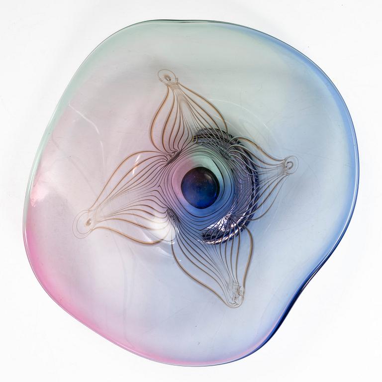 Adam Jablonski, bowl, glass, Poland.